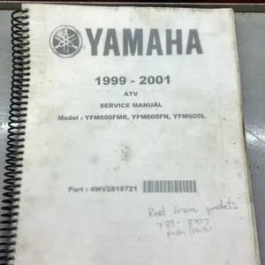 Yamaha 1999-2001 ATV Service Manual.