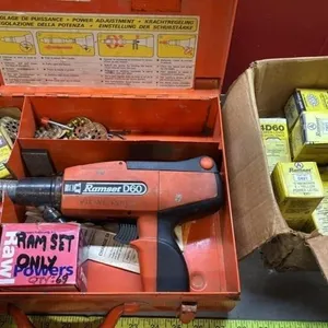 Ramset D60 Gun & Quantity Of Magazines.