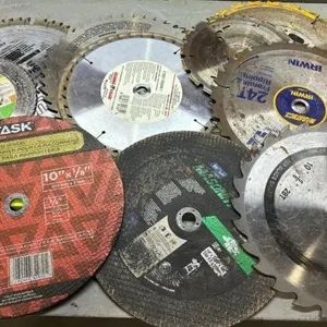 Asst. Circular Saw Blades & Cutoff Blades.