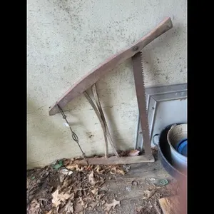Vintage Wood and Metal Sawing Tool