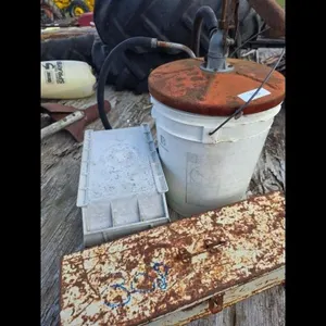 Lot of Farm Equipment Accessories: Bucket Pump, Me
