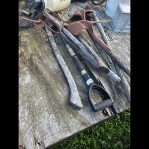 Lot of Assorted Garden Tools - Shovel, Pitchfork,