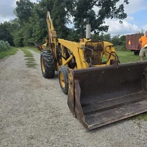 Ford Industrial Backhoe with Clam Bucket