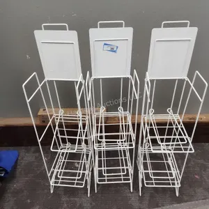3 literature racks