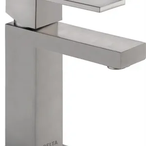 Delta Single Hole Bathroom Faucet Stainless New
