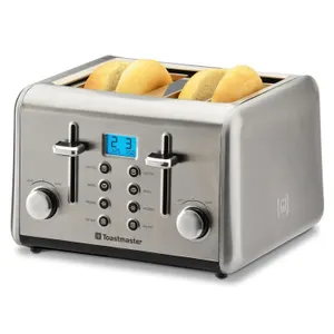 Toastmaster 4-Slice Digital Toaster Black...