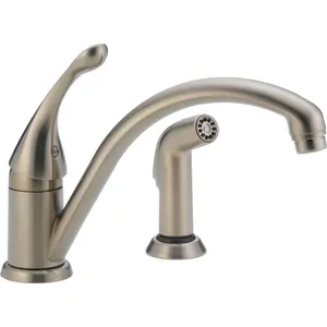 Delta Touch-On Kitchen Faucet Stainless New
