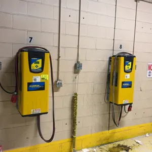 Hawker Lifeplus TC3-W (Model TC3-LP-15KW) wall-mounted high-frequency smart battery charger. Features multi-voltage output of 24/36/48V at 260A max. D