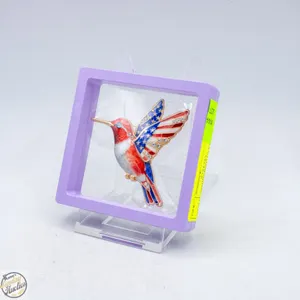NEW HUMMINGBIRD USA COLOR RHINESTONE