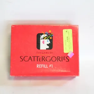1989 "SCATTERGORIES" BOARD GAME REFILL #1