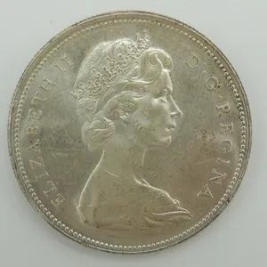 #2 1966 Canada Voyageur Silver Dollar Coin