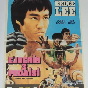 #22 1973 Bruce Lee Enter The Dragon Poster