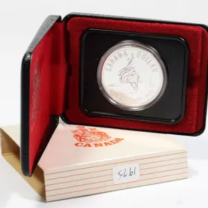 #36 1975 Canada Dollar Cased Calgary Design