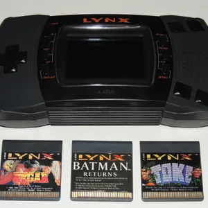 #18  Atari Lynx Handheld System w/ 3 Games Works!