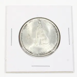 #49 1967 Fifty Cents Canada Silver Coin  Wolf