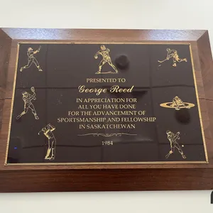 1984: Honoring Contributions to Sportsmanship and Fellowship in Saskatchewan
 UNRESERVED