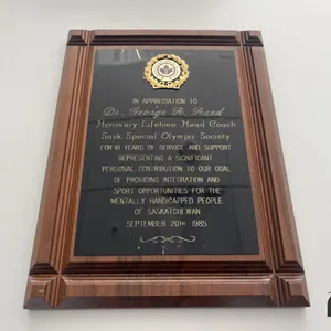 1985: Honorary Head Coach, Saskatchewan Special Olympics Society
 UNRESERVED