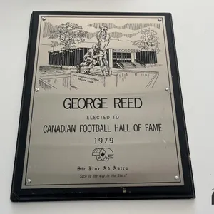 1979: Canadian Football Hall of Fame Induction Plaque 
 UNRESERVED