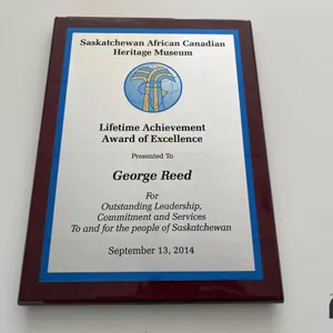 2014: Saskatchewan African Canadian Heritage Museum Lifetime Award of Excellence 
 UNRESERVED