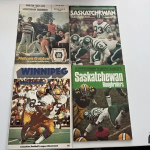 (6) CFL Sport Magazines 
 UNRESERVED