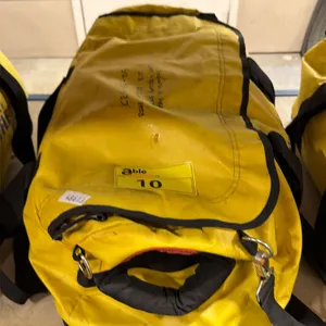 NORTH 49 MARINE COMMERCIAL BACKCOUNTRY EMERGENCY ROADSIDE KIT IN YELLOW DUFFEL STYLE DRY BAG