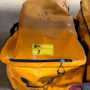 MEC COMMERCIAL BACKCOUNTRY LEVEL 3 EMERGENCY FIRST AID KIT IN ORANGE DUFFEL STYLE DRY BAG
