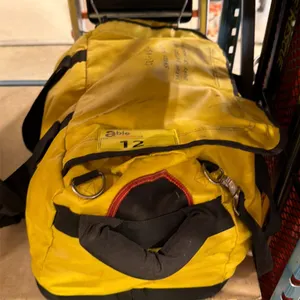 NORTH 49 MARINE COMMERCIAL BACKCOUNTRY EMERGENCY ROADSIDE KIT IN YELLOW DUFFEL STYLE DRY BAG