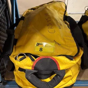 NORTH 49 MARINE COMMERCIAL BACKCOUNTRY EMERGENCY ROADSIDE KIT IN YELLOW DUFFEL STYLE DRY BAG