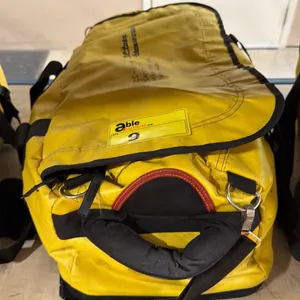 NORTH 49 MARINE COMMERCIAL BACKCOUNTRY EMERGENCY ROADSIDE KIT IN YELLOW DUFFEL STYLE DRY BAG