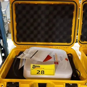 PHYSIO CONTROL LIFEPAK CR2 COMMERCIAL AED DEFIBRILLATOR IN NANUK 915 YELLOW HARD TRANSPORT CASE