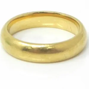 18KT YELLOW GOLD GENTLEMEN'S WEDDING BAND $3600