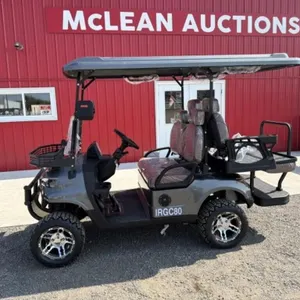 2025 Unused Gray Golf Cart Irgc80  Roof Damage