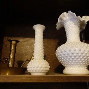 MILK GLASS VASES