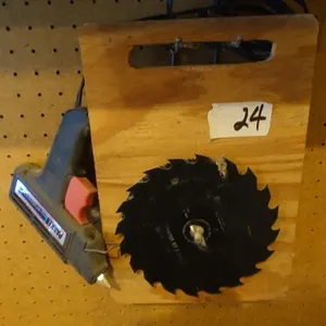 SAW BLADES & GLUE GUN