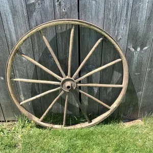 Massey Wooden Wagon Wheel