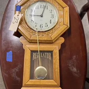 Regulator Style Battery Op Wall Clock