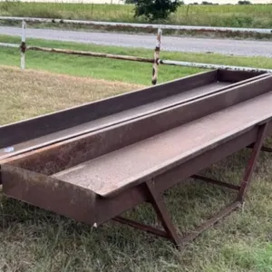 2 -  Metal Feed Troughs