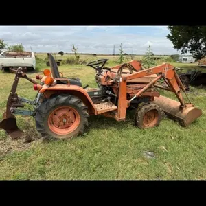 Kubota L3300DT Tractor, Front Loader & Backhoe
