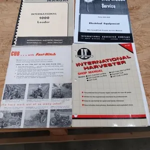 International Harvester Booklets.  Shop Manual,