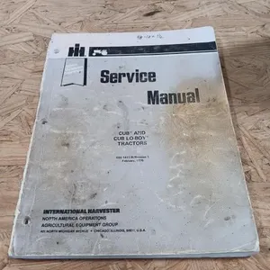 International Harvester Service Manual. Back