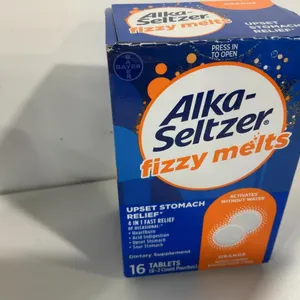 Alka-Seltzer Fizzy Melts Orange Digestive Tablets