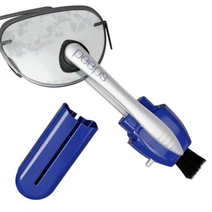 Peeps Injected Blue Eyeglass Lens Cleaner Tool