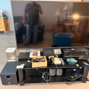 Insignia 56'' TV w/ Stand, Speakers, Blu-Ray, Etc.