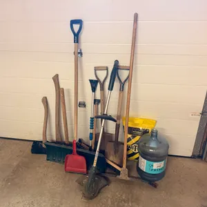 Shovels, Ice Melter, Trimmer, Etc.