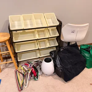 Lot of Hangers, Organizers, Air Mattresses, Etc.