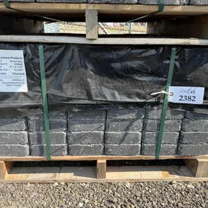 Approx (240) 8'' x 6'' x 2 3/8'' Charcoal Roman Pavers