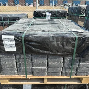 Approx (240) 8'' x 6'' x 3 2/8'' Charcoal Roman Pavers