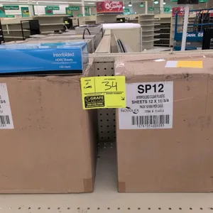 Novolex ServicePoly SP12 interfolded HDPE clear plastic sheets. Size: 12" x 10-3/4". Packaged with 10 packs of 1,000 sheets per case (approximately 10