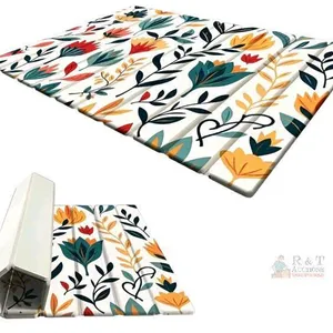 New Stone Bath Mat for Bathroom, Non Slip Stone Drying mats Quick Dry, diatomaceous Earth Absorbent Shower mat, Large Water Absorbing diatomite mat 12