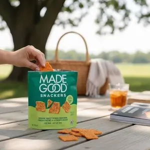 MadeGood Organic Sweet Potato Snackers 6x142g